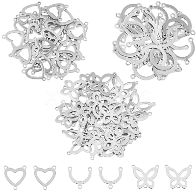 Wholesale DICOSMETIC 30Pcs Hollow Flower Earring Filigree Flower