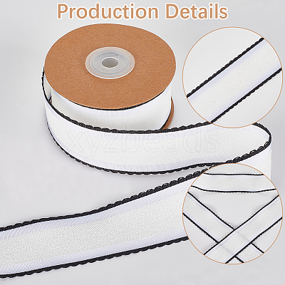 Polyester Ribbon for Sewing Decoration OCOR-WH20007-24A-1