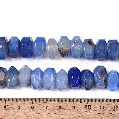 Natural Agate Beads Strands G-N356-01A-15-1