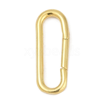 Brass Spring Gate Rings KK-S527-01G-A-1