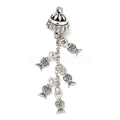 Tibetan Style Alloy Big Pendants FIND-H056-05AS-1