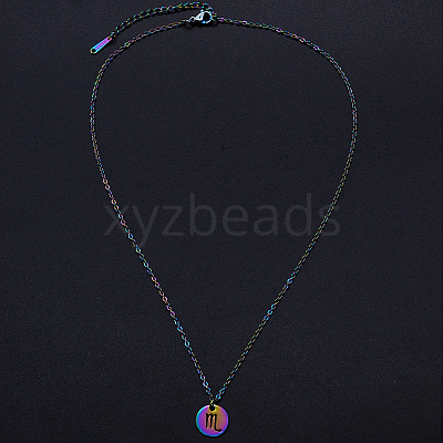 201 Stainless Steel Pendants Necklaces LS-NJEW-S105-JN627-8-1