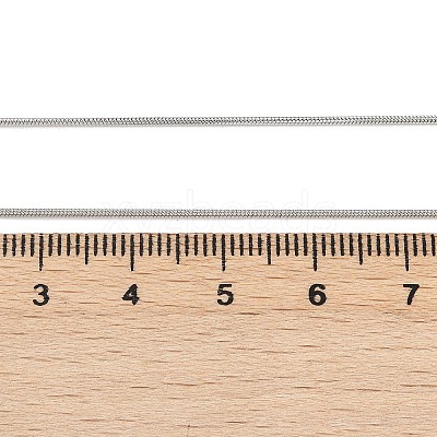 Tarnish Resistant 304 Stainless Steel Snake Chain Necklaces LS-NJEW-F196-14P-1
