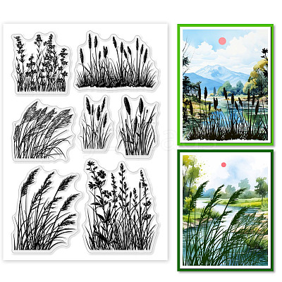 Summer Theme PVC Plastic Clear Stamps DIY-WH0631-0375-1