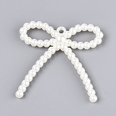 Electroplaed Opaque Acrylic Big Pendants PACR-T017-09A-1