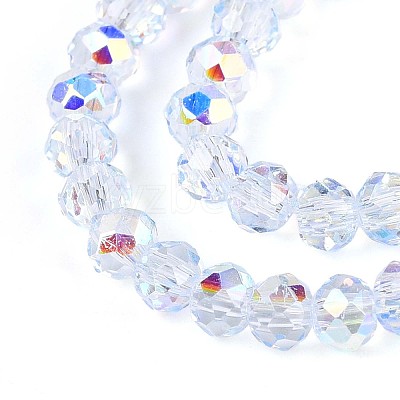 Transparent Glass Beads Strands EGLA-N016-3mm-02-1