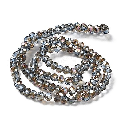 Electroplate Glass Beads Strands EGLA-A034-T4mm-J16-1