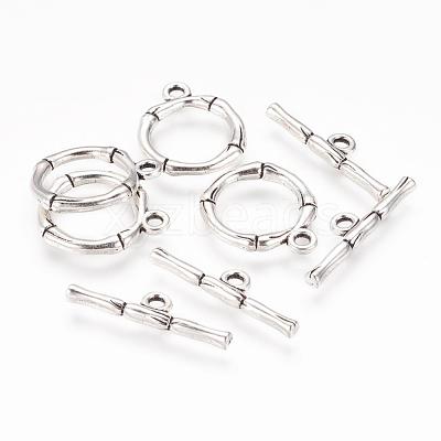 Alloy Toggle Clasps PALLOY-EA9143Y-AS-RS-1