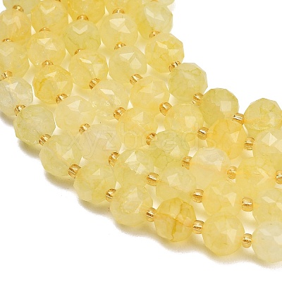 Dyed Imitation Jade Glass Beads Strands GL-Z001-02A-14-1