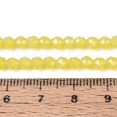 Imitation Jade Glass Beads Strands GLAA-T028-4mm-11J-1