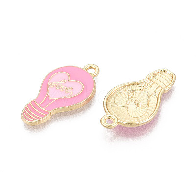 Alloy Enamel Pendants ENAM-T024-08B-G-1