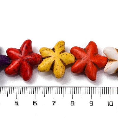 Synthetic Turquoise Beads Strands G-C147-20-1