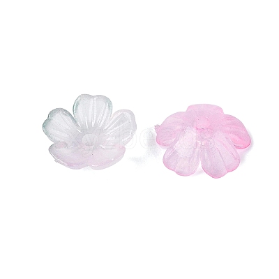Transparent Plastic Bead Caps KY-Q005-02A-11-1