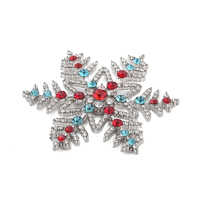 Christmas Alloy Rhinestone Cabochons FIND-U016-03P-01-1