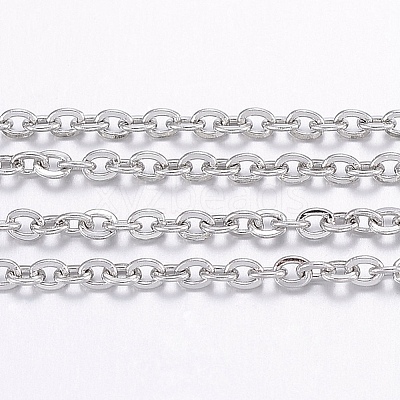 Tarnish Resistant 304 Stainless Steel Cable Chains CHS-H017-01P-10M-1