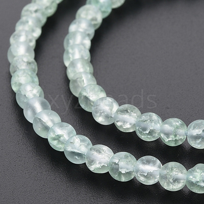 Crackle Glass Beads Strands X-GLAA-S192-D-006E-1