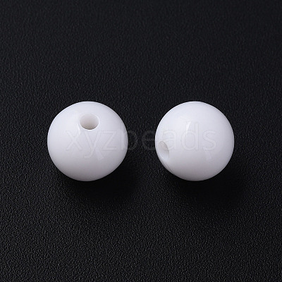 Opaque Acrylic Beads LS-X-MACR-S370-C10mm-01-1
