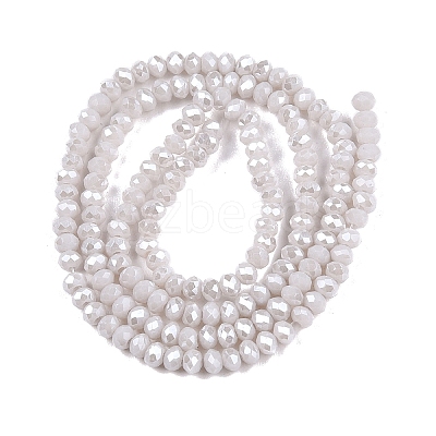 Electroplate Glass Beads Strands EGLA-A044-P1mm-A19-1