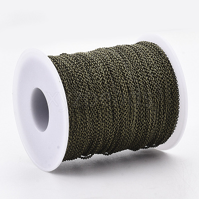 Brass Cable Chains CHC-034Y-AB-NR-1