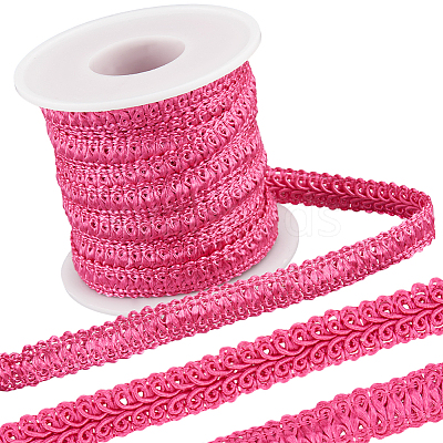 10Yards Polyester Lace Trim Ribbon OCOR-GF0004-83D-1