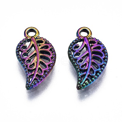 Rainbow Color Alloy Charms PALLOY-S180-219-NR-1