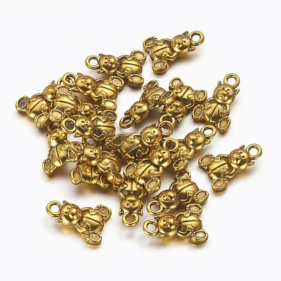 Tibetan Style Alloy Charms LS-X-GLF0301Y-NF-1