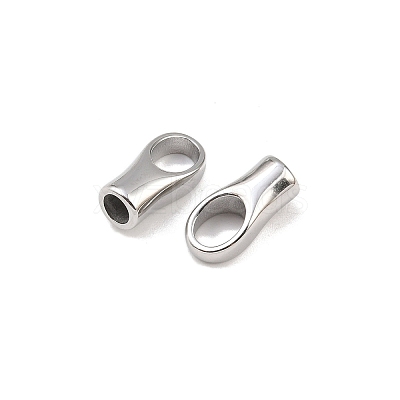 Tarnish Resistant 304 Stainless Steel Cord Ends STAS-N034-16-1