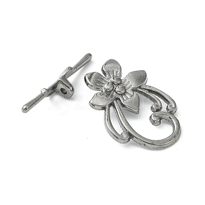 Tibetan Style Alloy Toggle Clasps X-K095R052-1