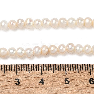 Natural Cultured Freshwater Pearl Beads Strands PEAR-L034-06C-1