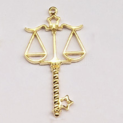 Alloy Open Back Bezel Pendants PALLOY-CJC0004-07G-03-1