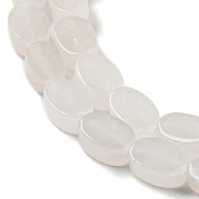 Natural White Jade Beads Strands G-M420-H15-03-1