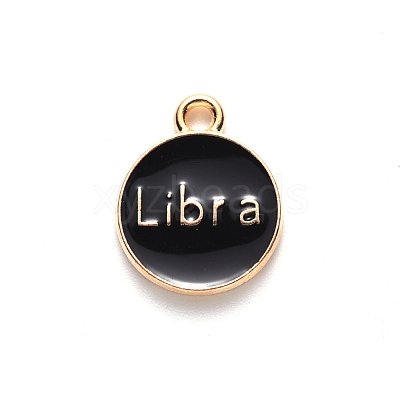 Alloy Enamel Pendants ENAM-S124-01A-08K-1