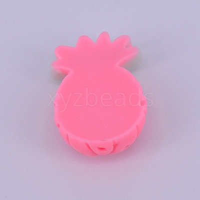 Opaque Frosted Resin Cabochon RESI-WH0009-10-1