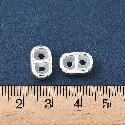 Brass Silicone Slide Charms KK-C099-06B-S-1