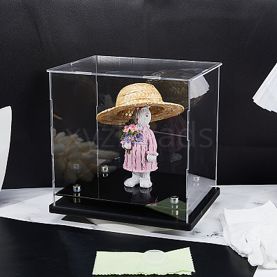 Rectangle Transparent Acrylic Toys Action Figures Display Boxes ODIS-WH0038-220B-1