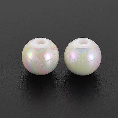 Opaque Acrylic Beads X-MACR-S370-D12mm-01-1