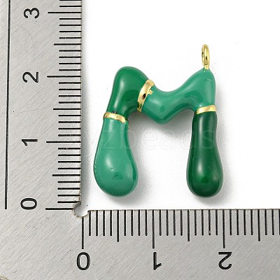 Brass Enamel Pendants KK-E093-03G-M-1