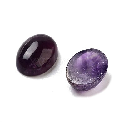 Natural Amethyst Cabochons G-G145-01B-17-1