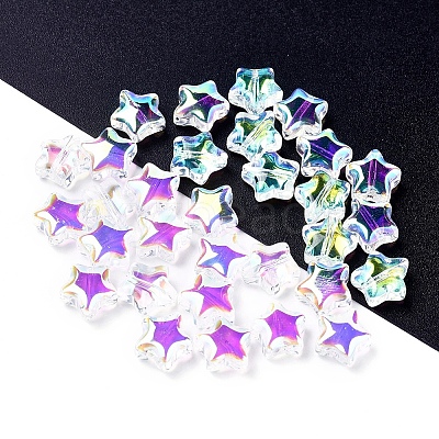 Electroplate Glass Beads X-EGLA-E059-G05-1