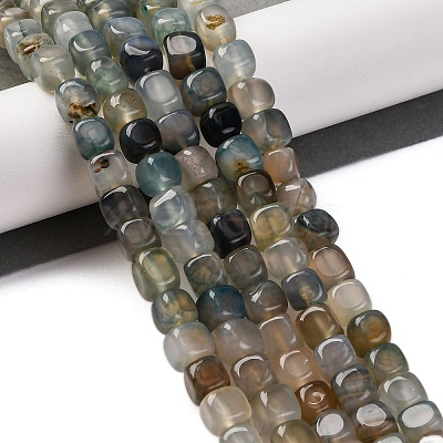 Natural Dragon Veins Agate Beads Strands G-G177-E06-01-1