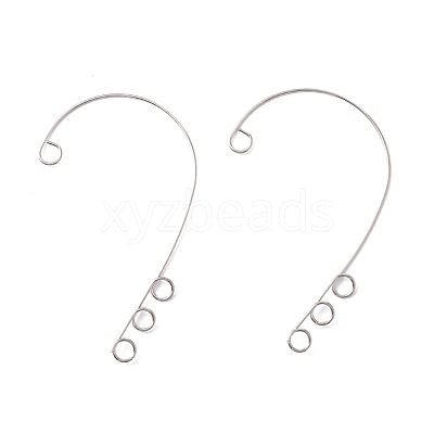 Tarnish Resistant 316 Stainless Steel Ear Cuff Findings X-STAS-H148-01P-1