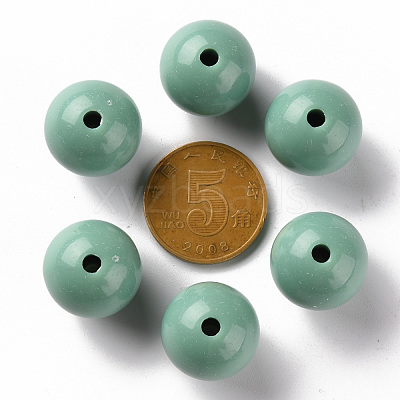 Opaque Acrylic Beads MACR-S370-C16mm-26-1