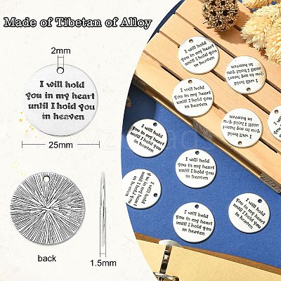 Tibetan Style Alloy Pendants TIBE-CJ0001-03-LF-1