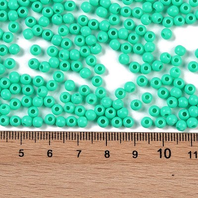 Opaque Acrylic Beads SACR-A007-01A-10-1
