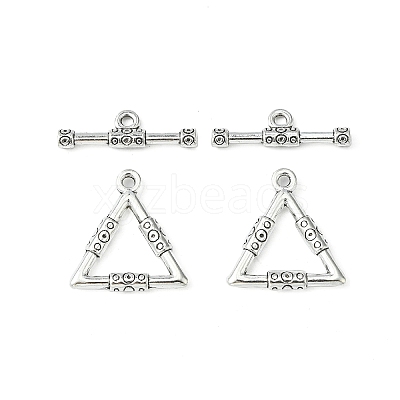 Tibetan Style Toggle Clasps X-TIBE-EA9149Y-LF-1