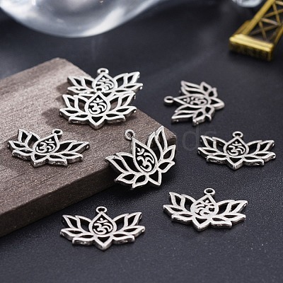 Tibetan Style Alloy Pendants X-TIBE-S301-008TAS-NR-1