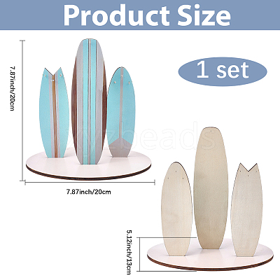 Wooden Jewelry Organizer Display Towers ODIS-SP0001-19B-1