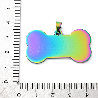 Ion Plating(IP) 304 Stainless Steel Pendants STAS-I140-07B-M-1