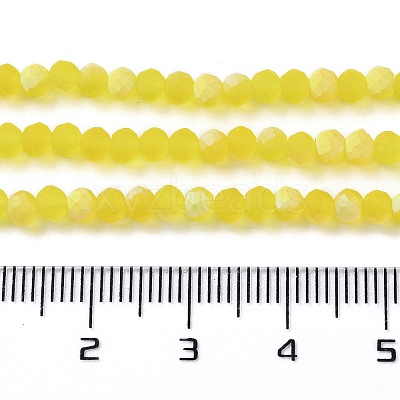 Imitation Jade Glass Beads Strands EGLA-A034-T3mm-MB17-1