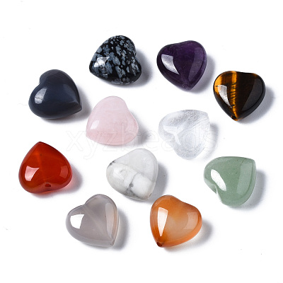 Natural Mixed Stone Beads G-N0326-75-1